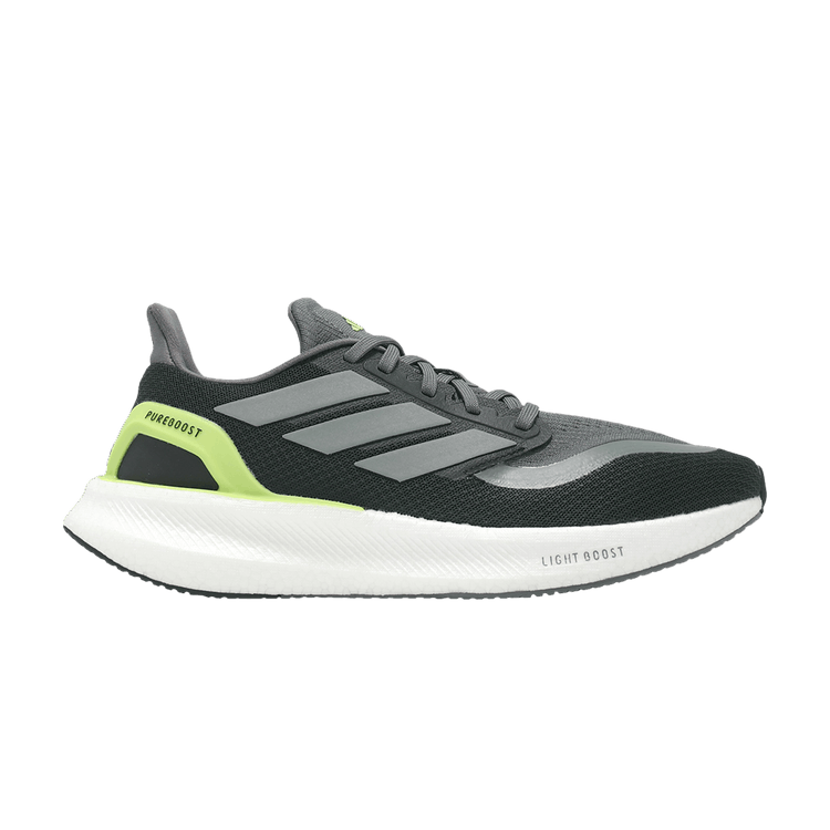 

Кроссовки PureBoost 5 'Black Iron Metallic Lime', черный