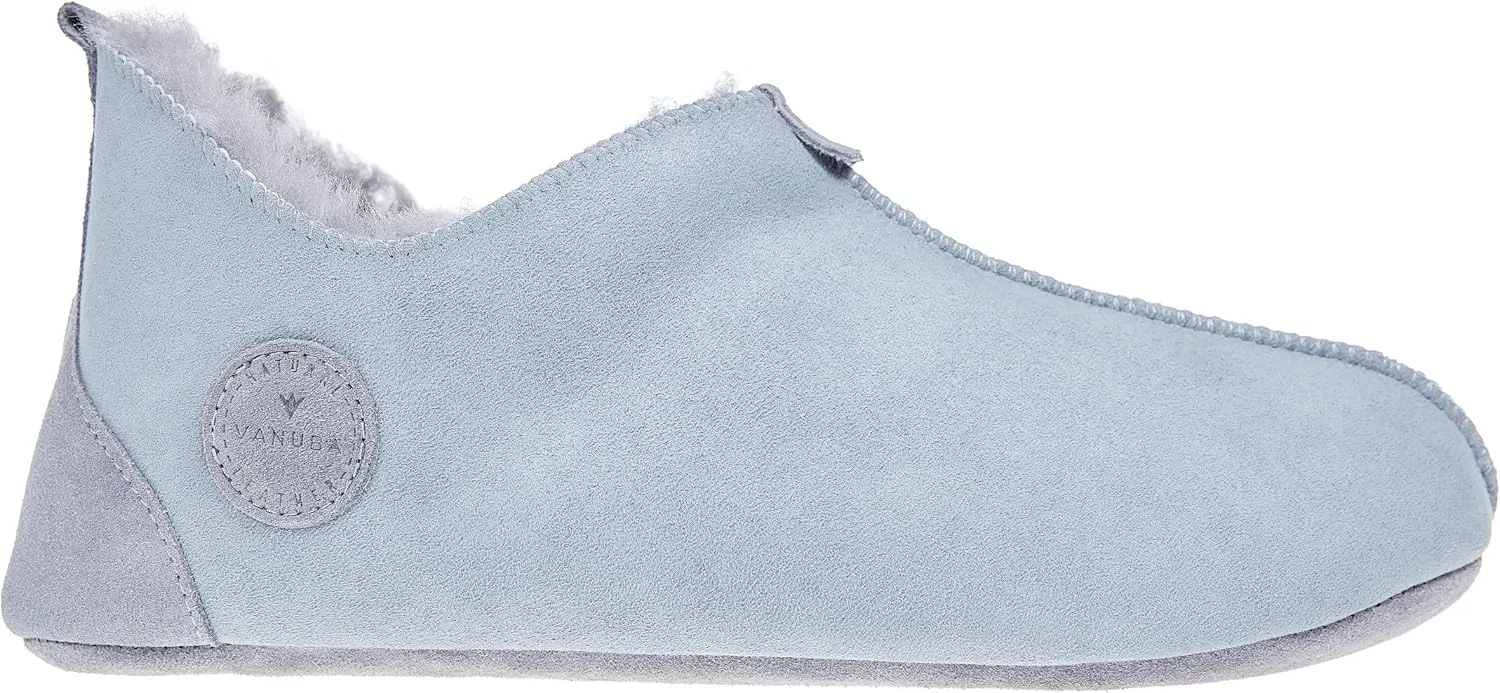 Мужские тапочки ручной работы из овечьей кожи Vanuba, Ash Grey