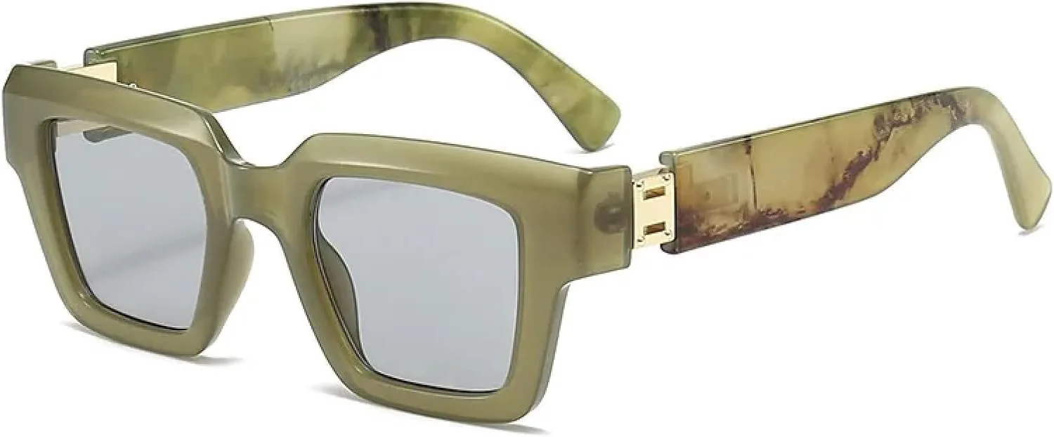 

Солнцезащитные очки с защитой от УФ-излучения UV400 | Разноцветные, для мужчин и женщин | Для занятий спортом на открытом воздухе и вождения DSVIGF, Green