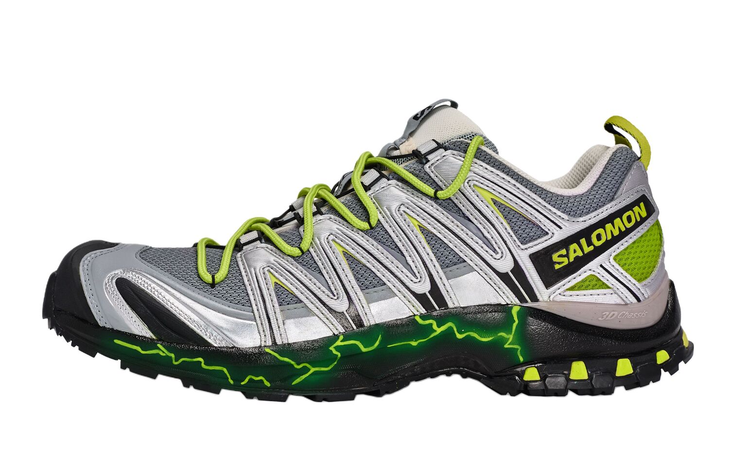 

Кроссовки для бега XA PRO 3D Low top Unisex серый серебристый SALOMON, серыйсеребряный зеленый