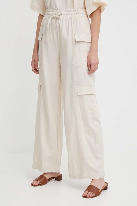 

Льняные брюки Dkny, бежевый