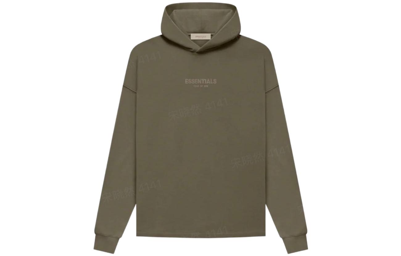 

Расслабленный худи Fear Of God Essentials, wood coffee, Коричневый, Расслабленный худи Fear Of God Essentials, wood coffee