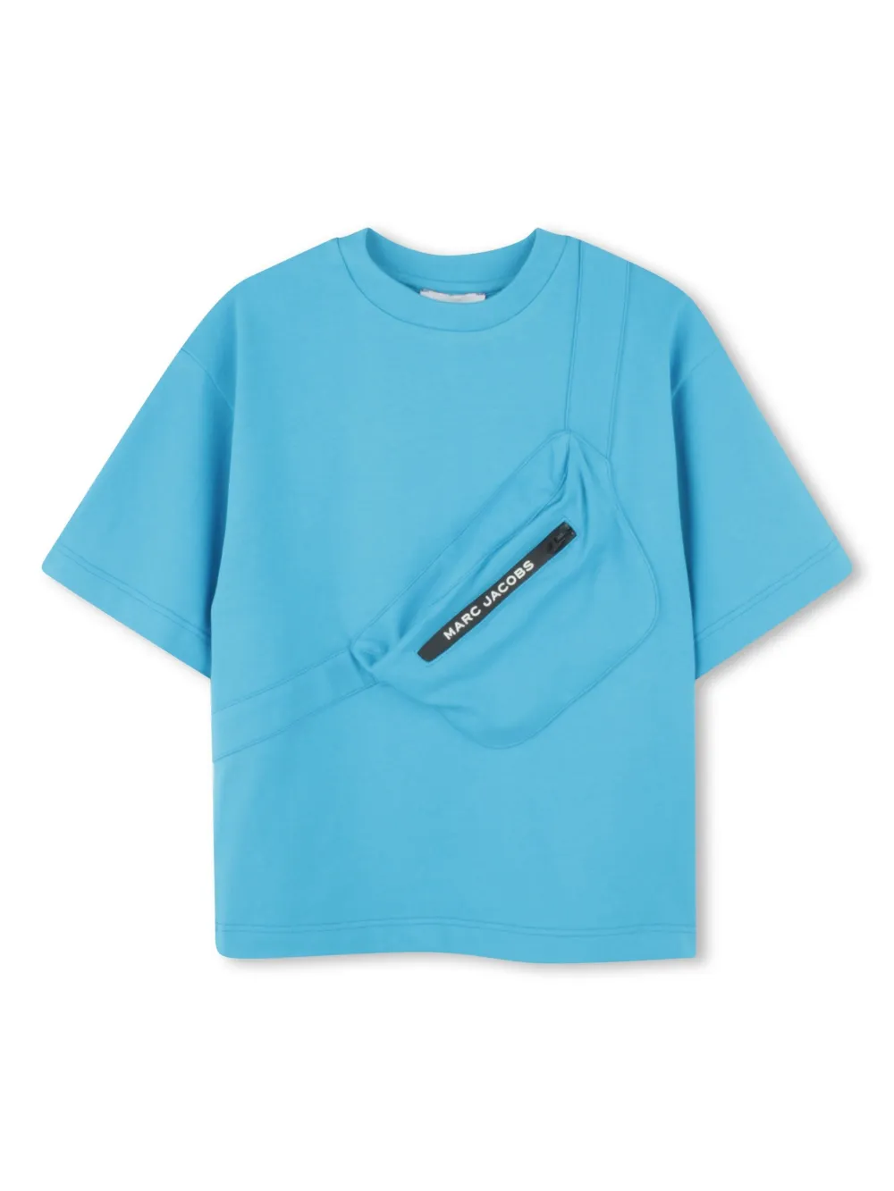 

Футболка с карманом Marc Jacobs Kids, синий