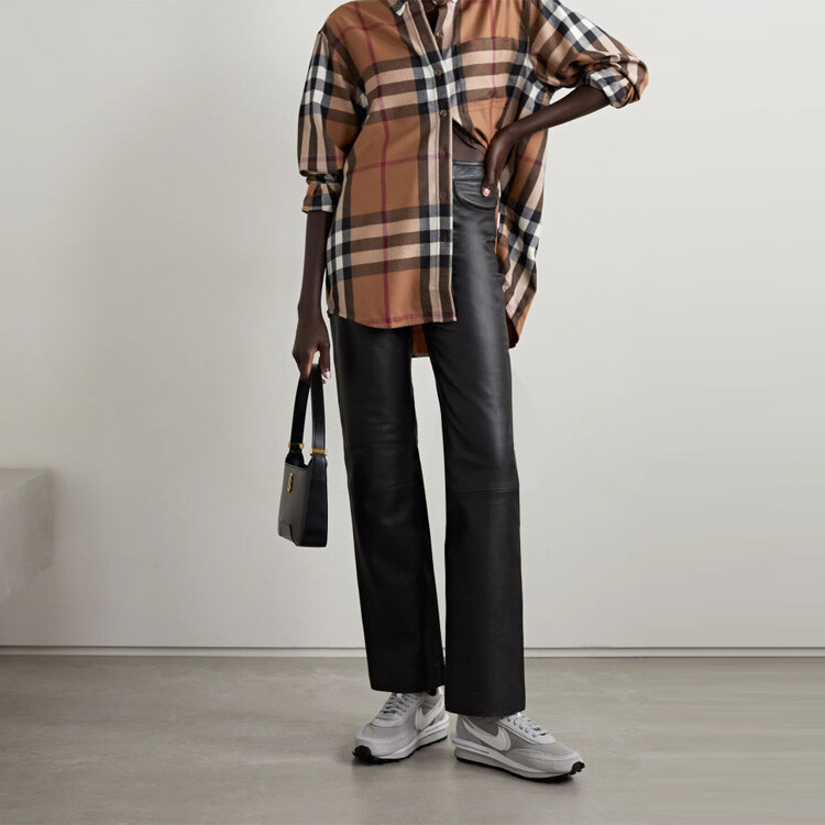 Рубашка женская Burberry, коричневый — фото 2