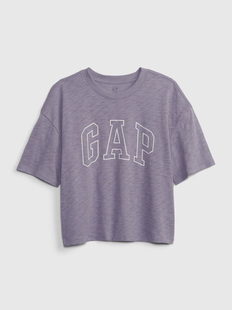 Детская футболка из натурального хлопка. Gap, фиолетовый
