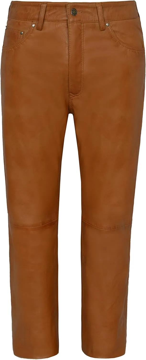 

Мужские джинсы 501 из 100% ягненка Real Leather Smart Range Leather