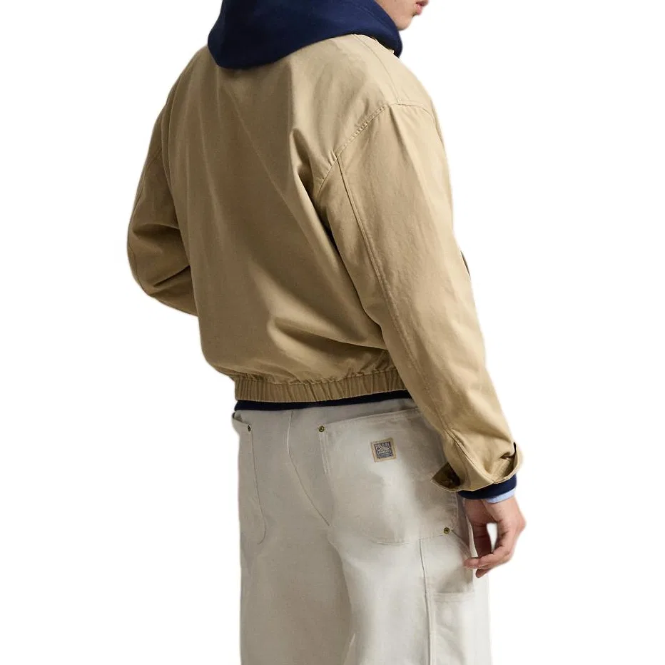 Куртка свободного кроя Polo Ralph Lauren хаки — фото 4