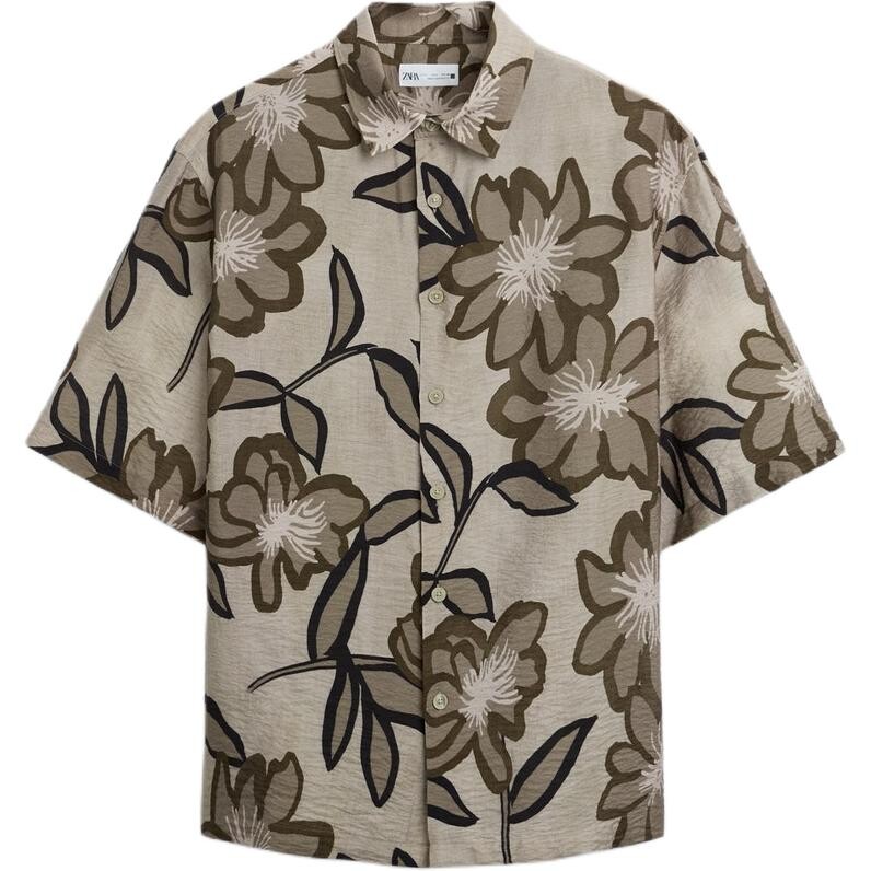 

Рубашка мужская загар Zara, цвет Tan
