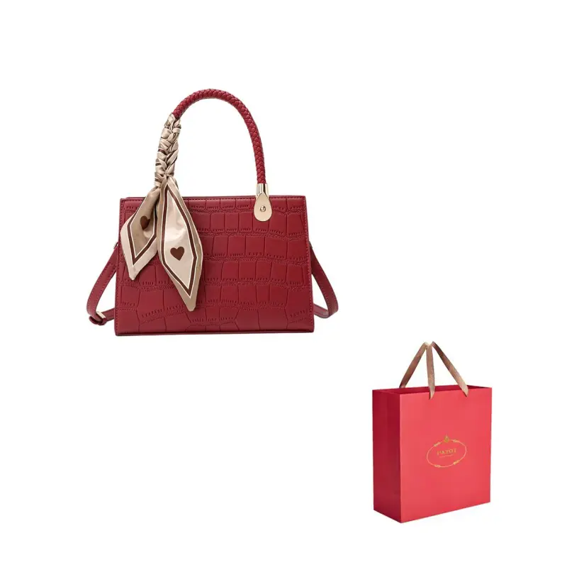 

PAYOT Микрофибра искусственная кожа женская сумка через плечо средний размер бежевый бордовый синий черный, Burgundy