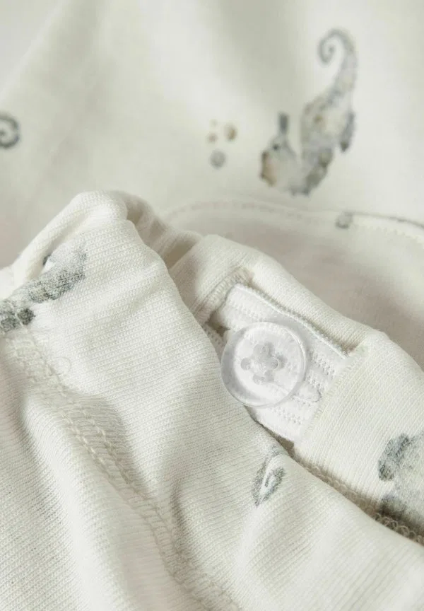 Свободные брюки из чулок Lil' Atelier, Coconut Milk — фото 3