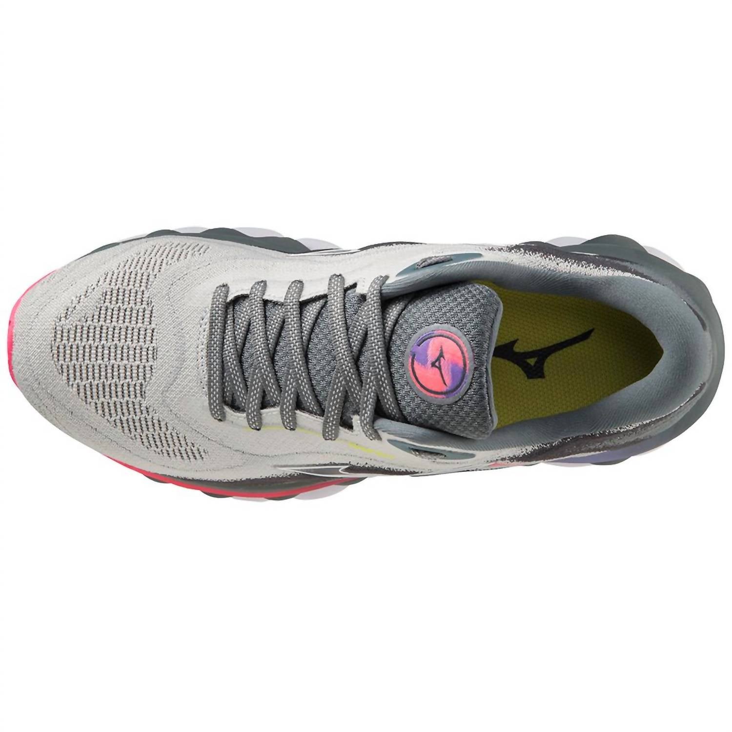 Женские кроссовки Wave Sky 7 в цвете Pearl Blue/White MIZUNO — фото 3