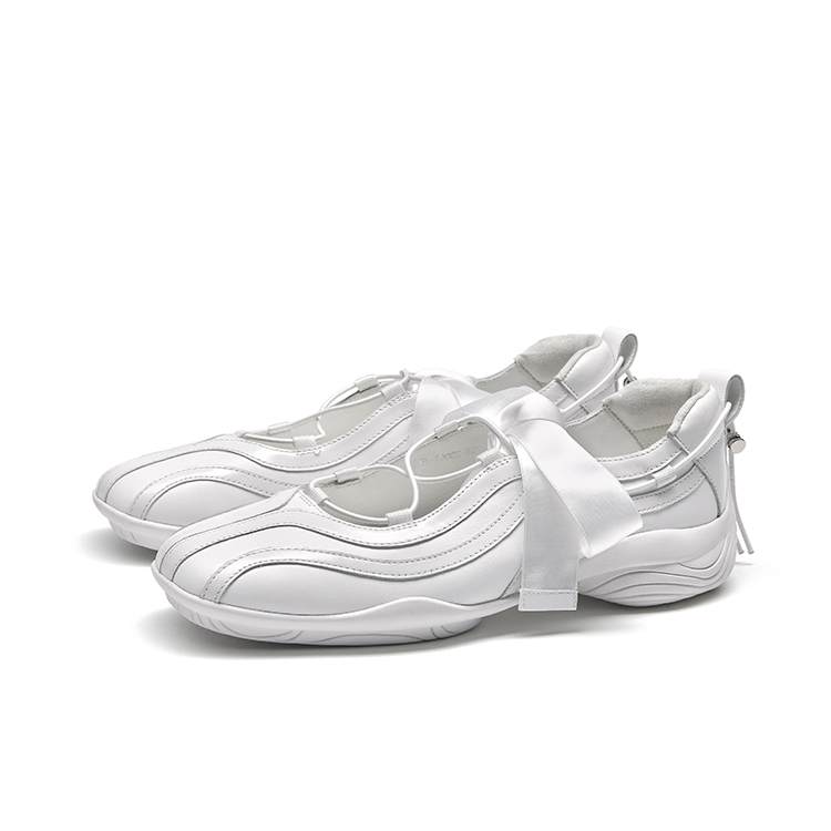 SHOESZOOO Плоские туфли Мэри Джейн 3 см женские прибрежный песок белый, цвет Coastal Sand White — фото 3
