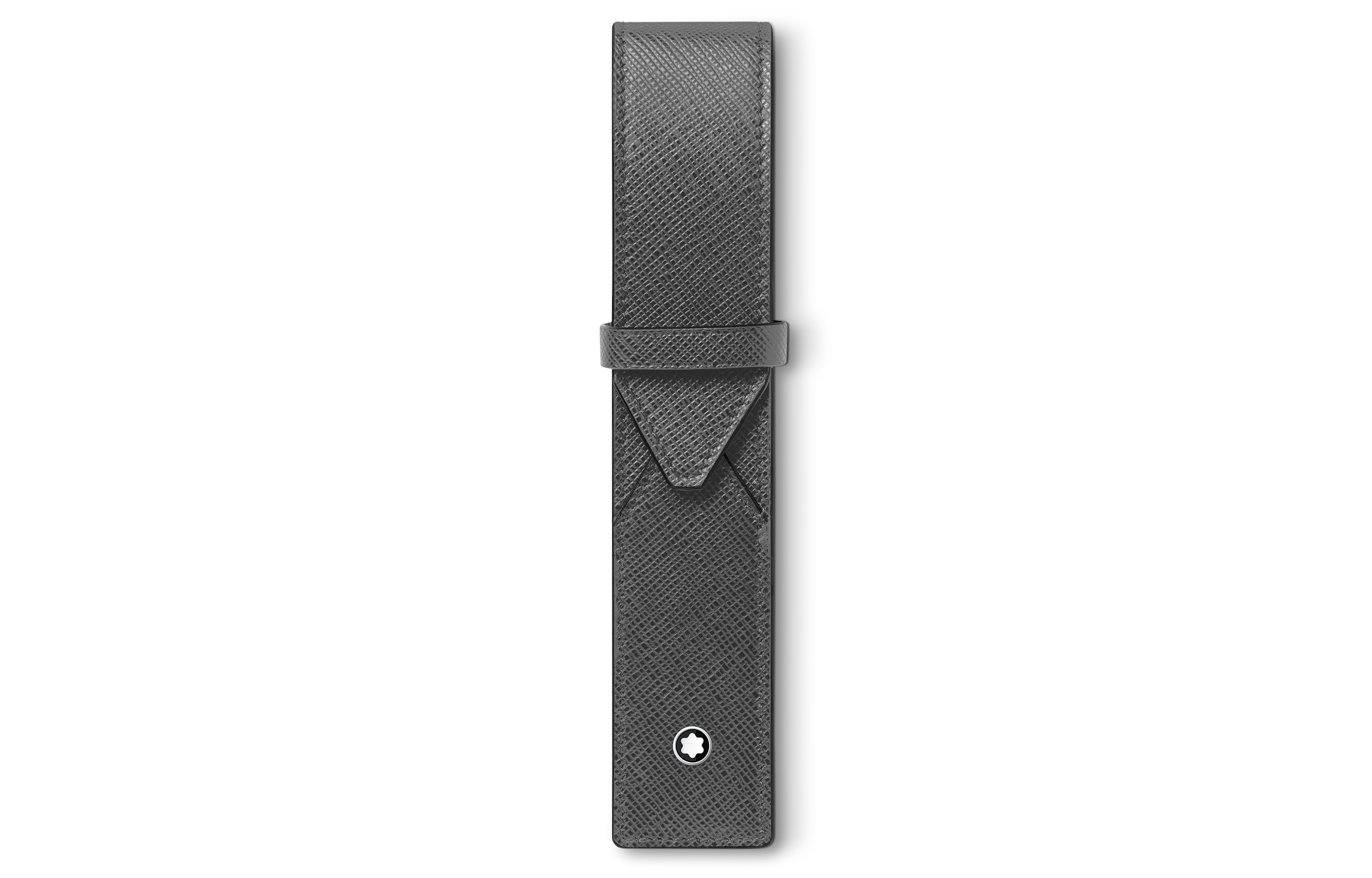 

MONTBLANC Кожаная сумка для ручек из цельной воловьей кожи унисекс элегантного серого цвета