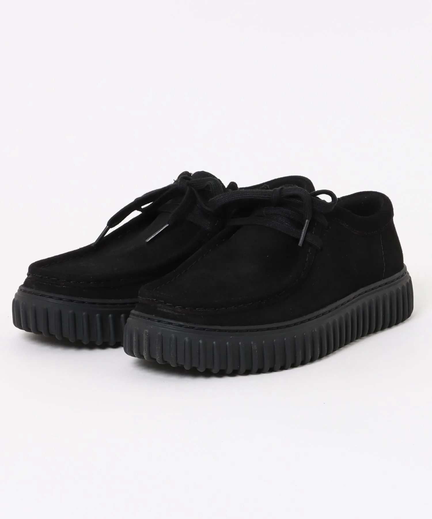 Мужские мокасины из натуральной кожи Torhill Lo Clarks черные