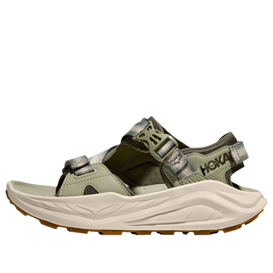 

Сандалии HOKA ONE ONE Infini Hike TC 'Sea Moss Oat Milk', оливкого-зеленый