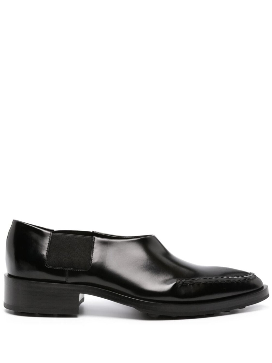

Jil Sander лоферы с заостренным носком, черный