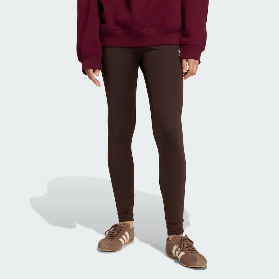 Узкие леггинсы ADIDAS ORIGINALS Essentials, каштаново-коричневый — фото 2