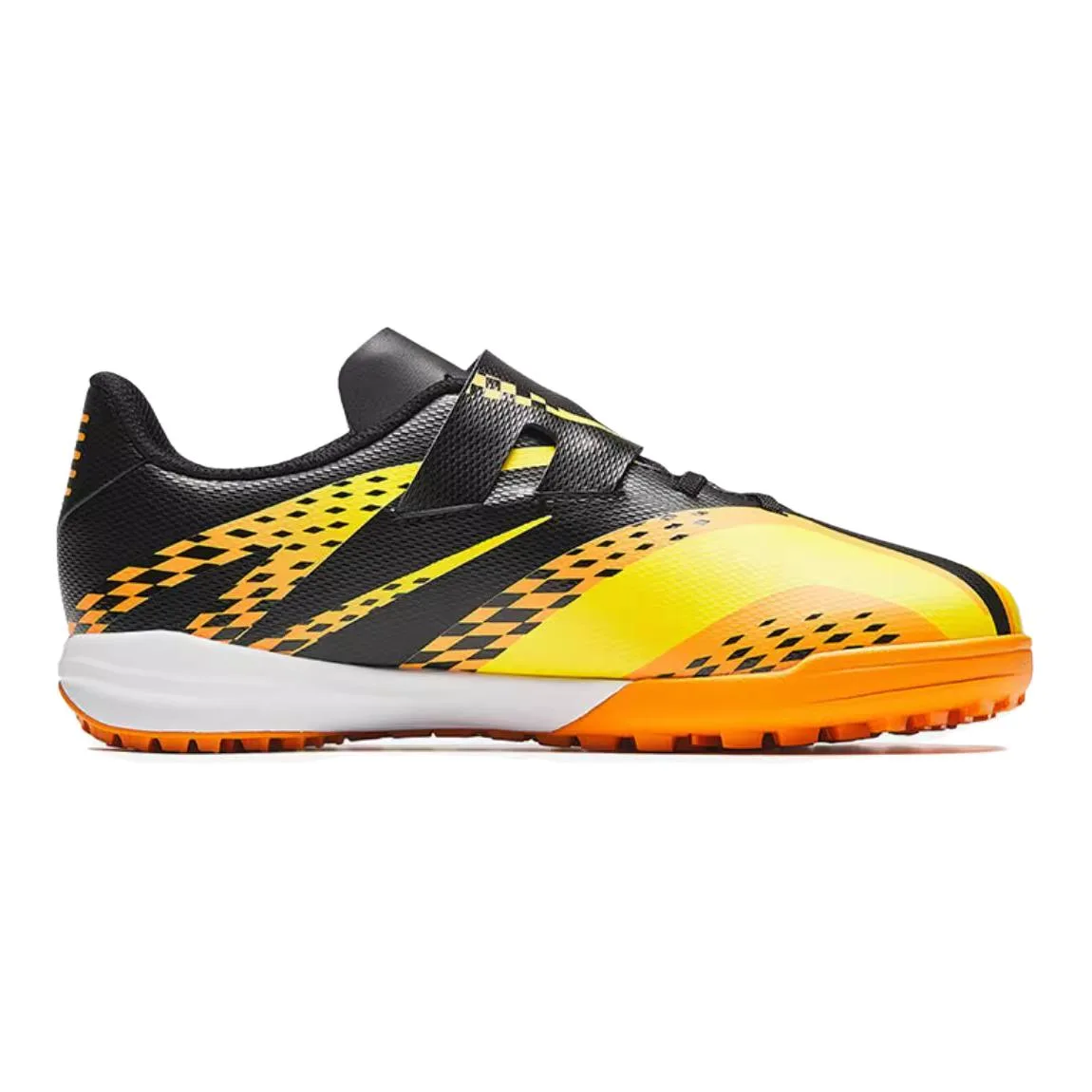 Детские футбольные бутсы Antakids, Black/Pure Yellow/Xi Xia Orange — фото 4