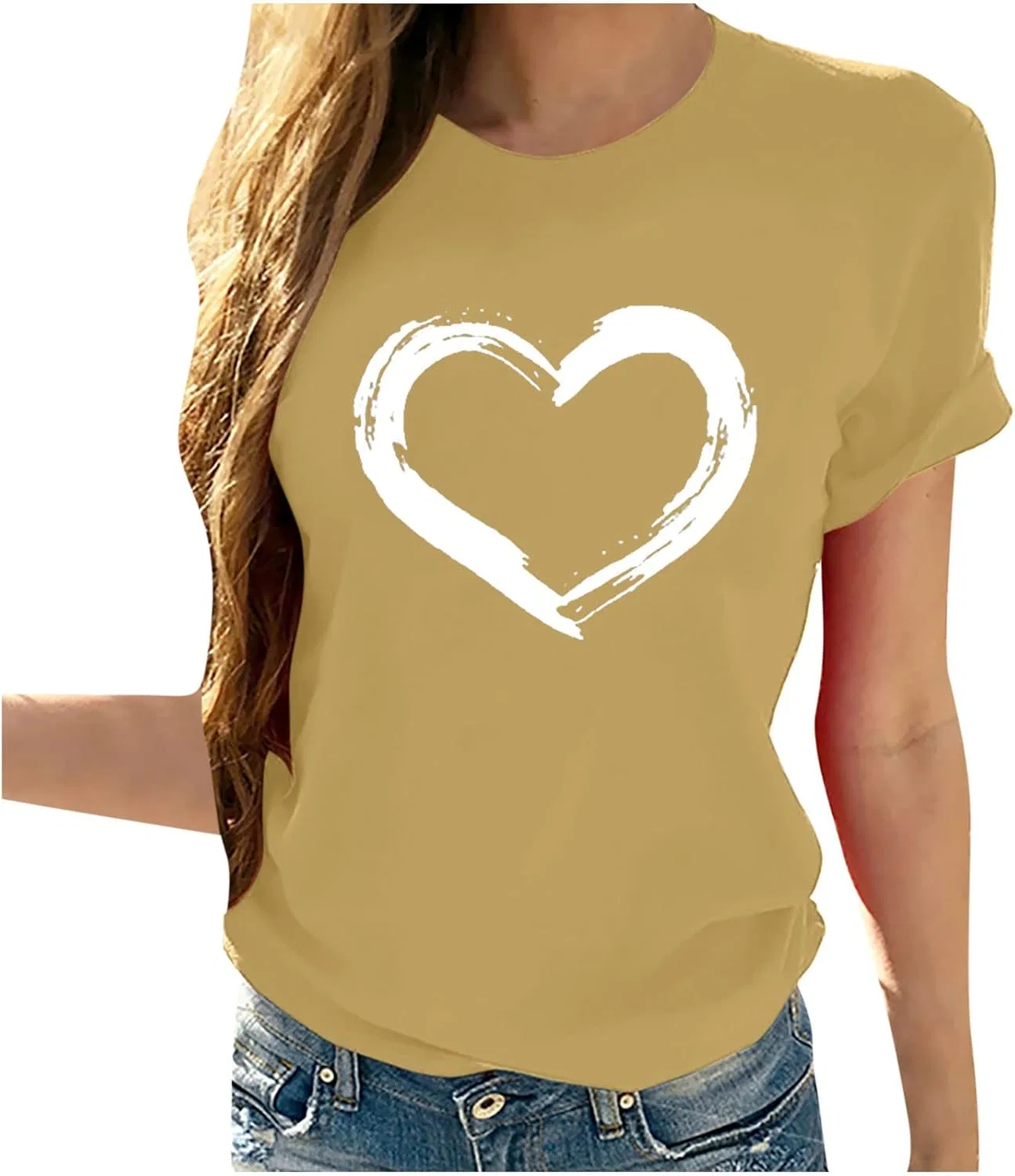 Футболка с круглым вырезом, slim fit, для бега, Beige