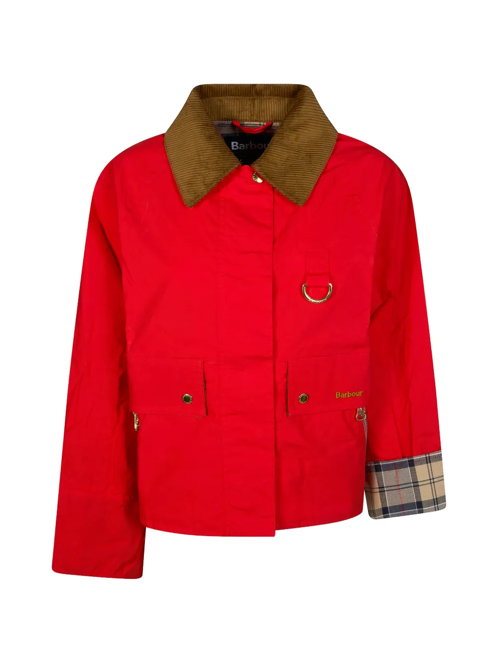 

Куртка Mackworth с D-образным кольцом Barbour, красный