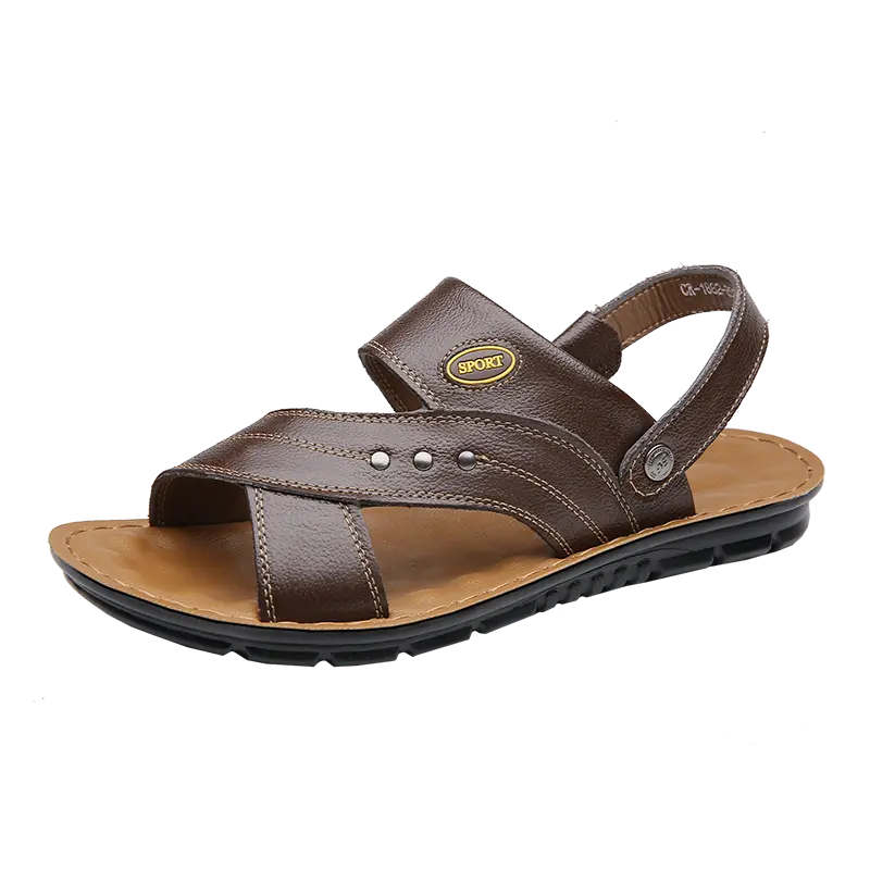 

BOLE Мужские сандалии с одной застежкой коричневые, цвет Brown
