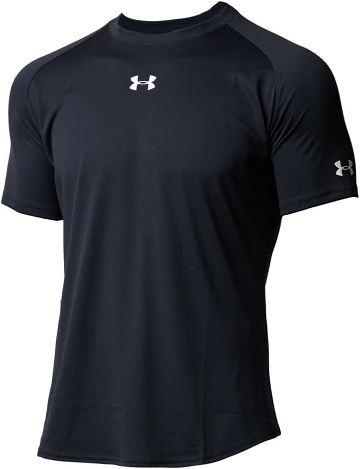 

Баскетбольная футболка Under Armour UA Long Shot с коротким рукавом, размер 1.5, мужская, черный