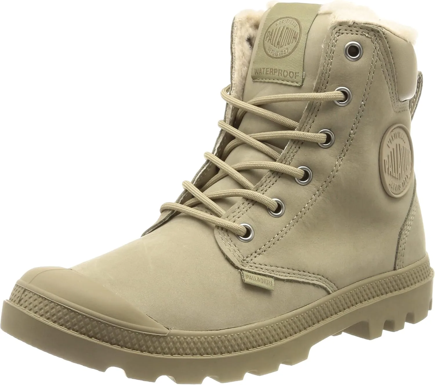 Классические водонепроницаемые унисекс кроссовки Palladium Pampa Sport из овчины, унисекс, серый