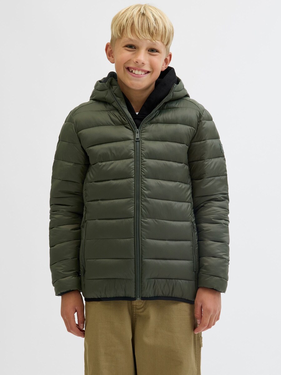 Зимняя куртка Jack & Jones Junior, темно-зеленый — фото 2