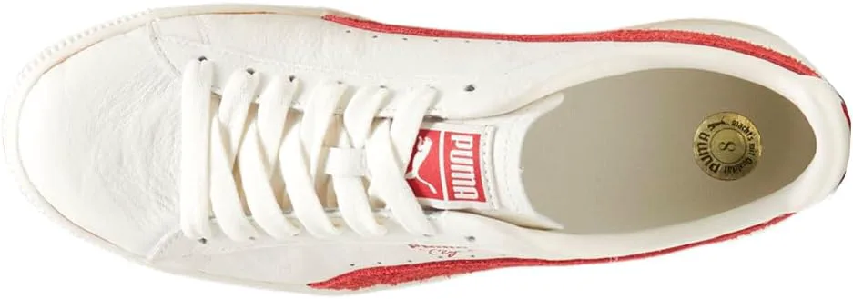 Мужские кроссовки PUMA Clyde Neverworn III на шнуровке - повседневные, красные, красный — фото 4