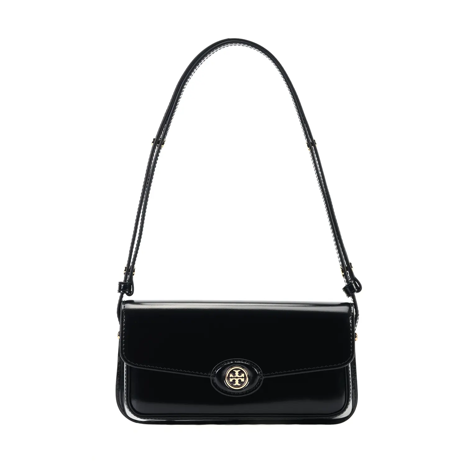 

TORY BURCH Робинсон Спэззолато прямоугольная сумка через плечо черная