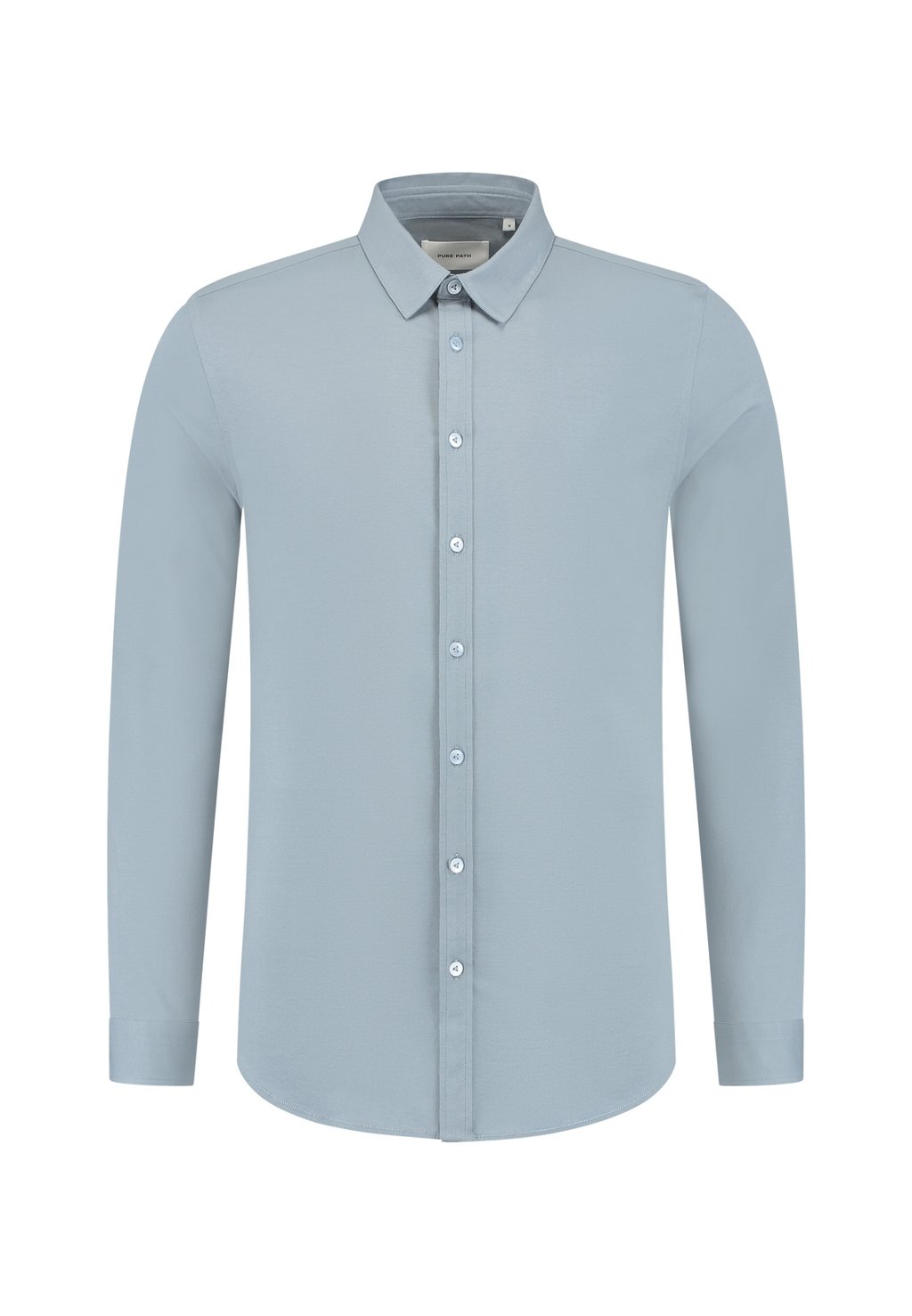 

Рубашка SLIM FIT CASUAL Pure Path, сине-серый