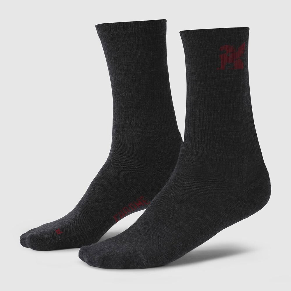 

Носки Chrome Merino Crew, черный