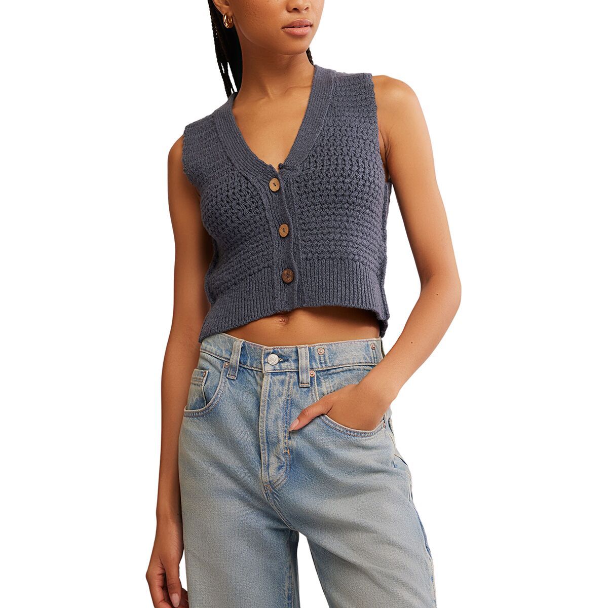

Женский жилет Ava Free People, индиго
