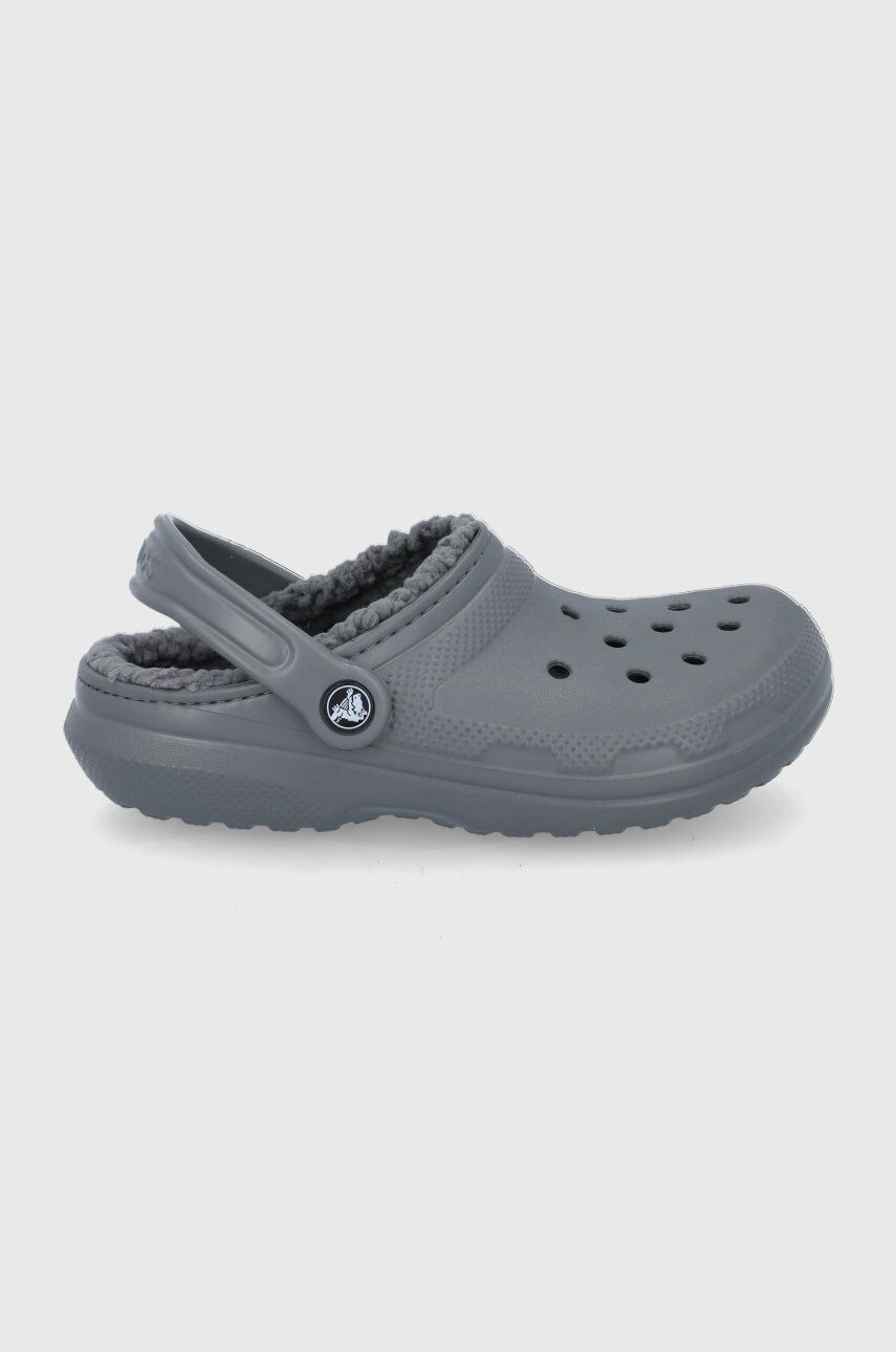 

Тапочки Crocs CLASSIC LINED CLOG, серый