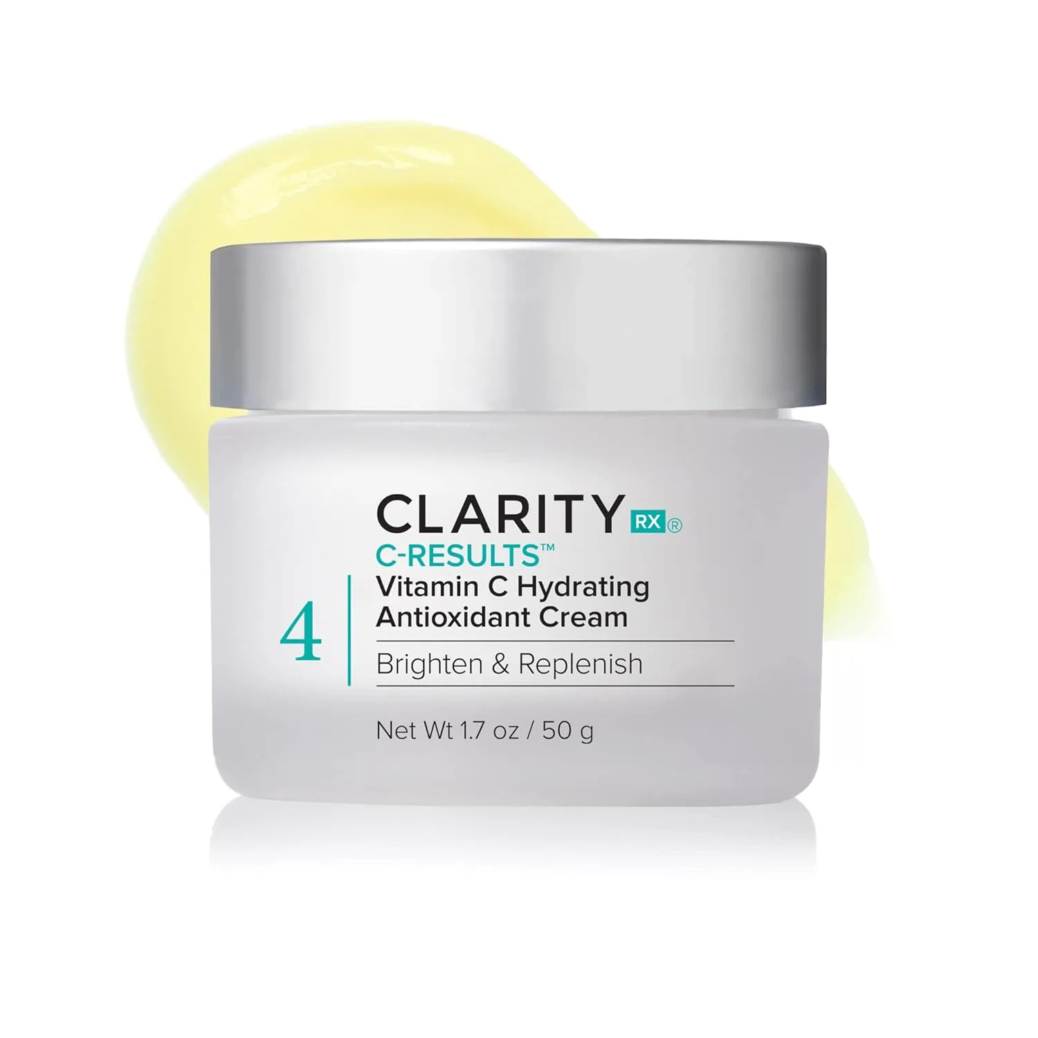 Крем для лица ClarityRx — Увлажняющий антиоксидантный C-Results с витамином С, натуральный растительный, 48.2 г
