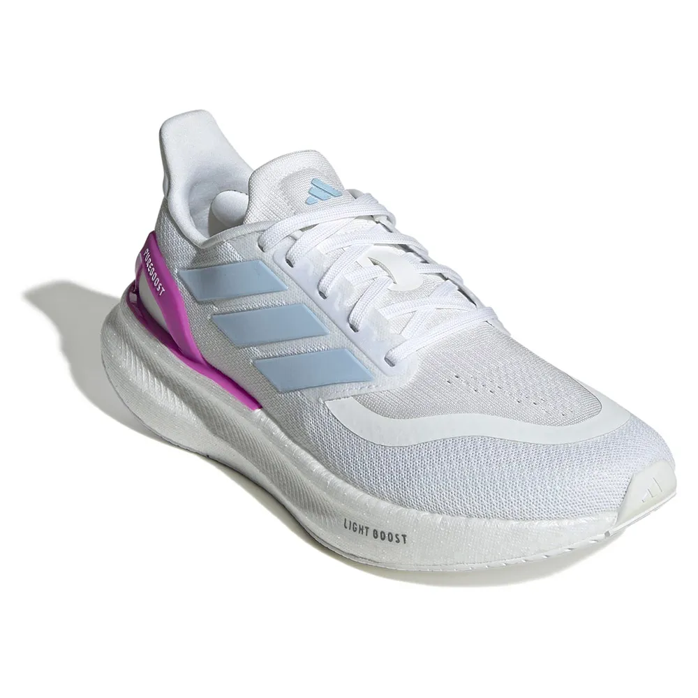 Беговые кроссовки adidas Pureboost 5, белый — фото 4