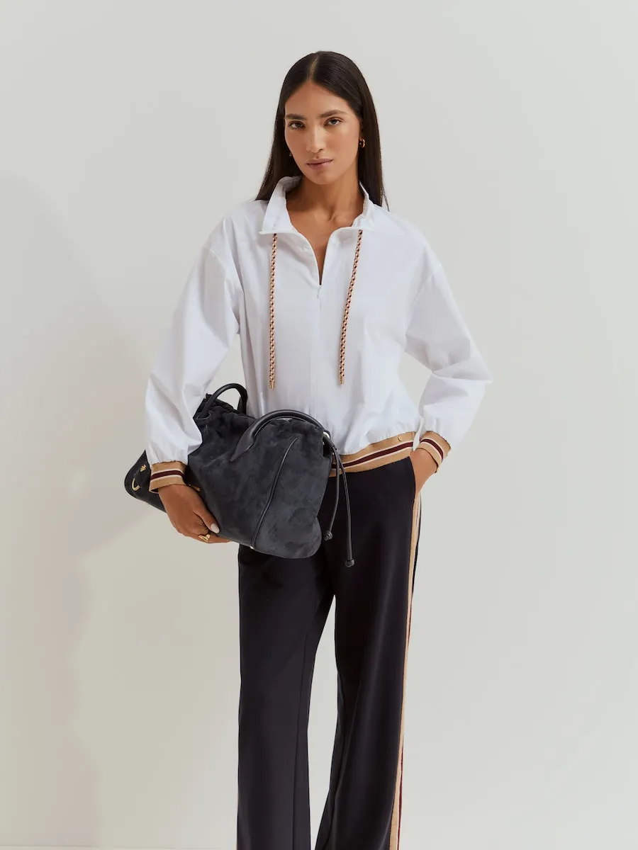 

Женская рубашка с рукавами-фонариками Lion of Porches, белый