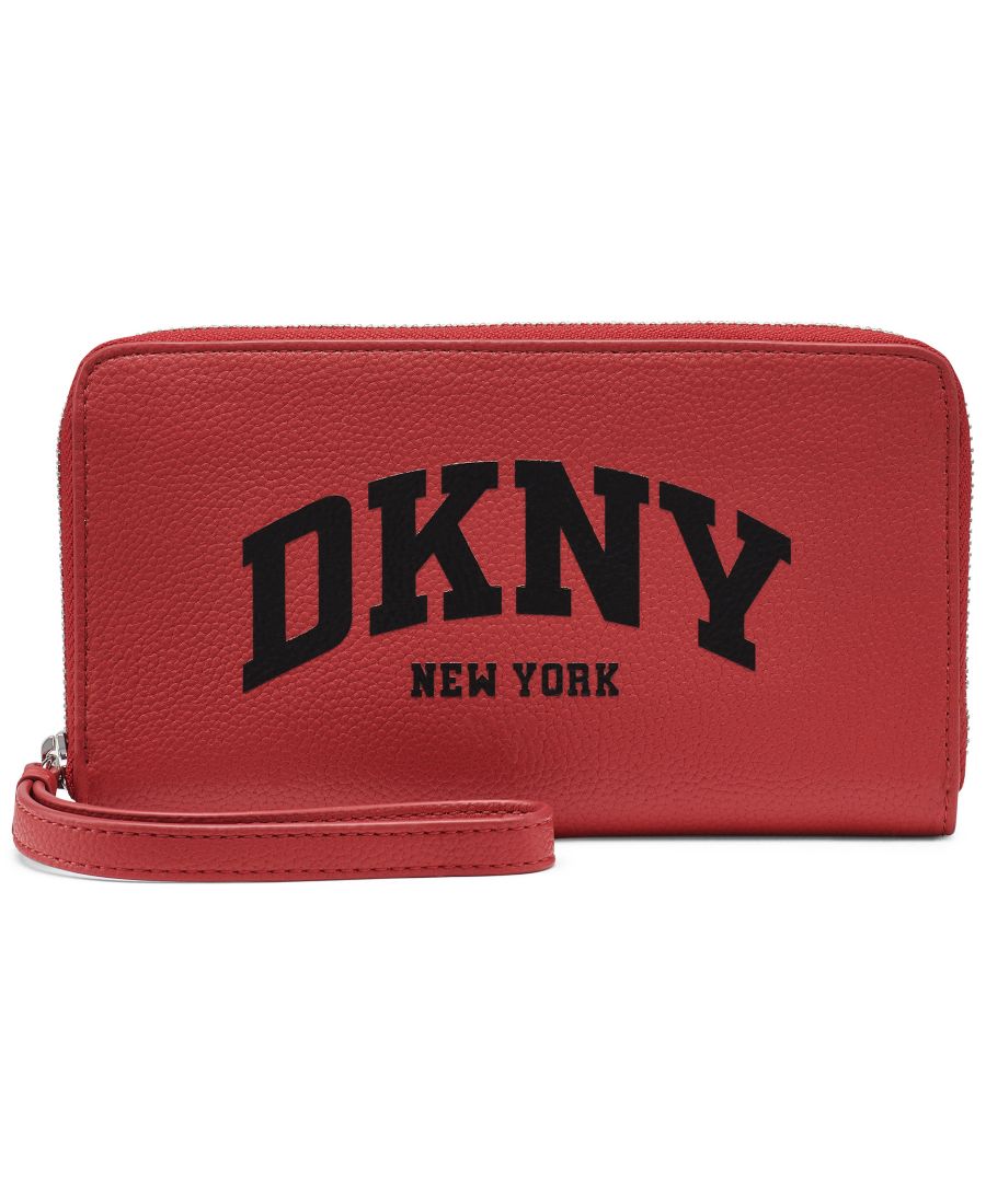 

Женский кошелек Hadlee с застежкой-молнией DKNY, Bright Red