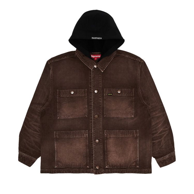 

Пальто Supreme Worn Hooded Chore Coat, Brown