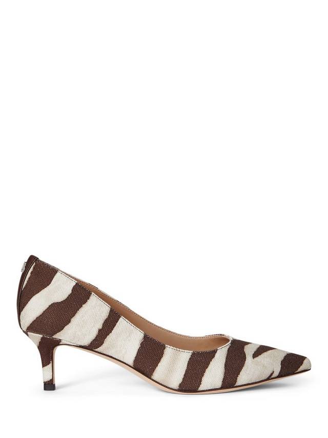 Туфли-лодочки Lauren Adrienne с принтом зебры Ralph Lauren