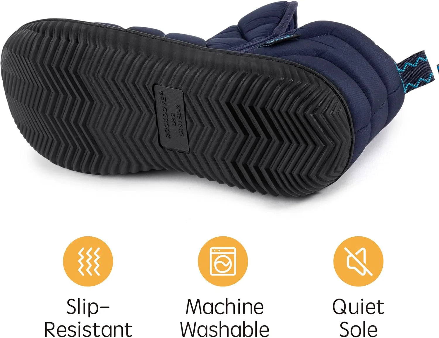 

Мужские тапочки-ботинки RockDove Alpinz с мемори-пеной, синий