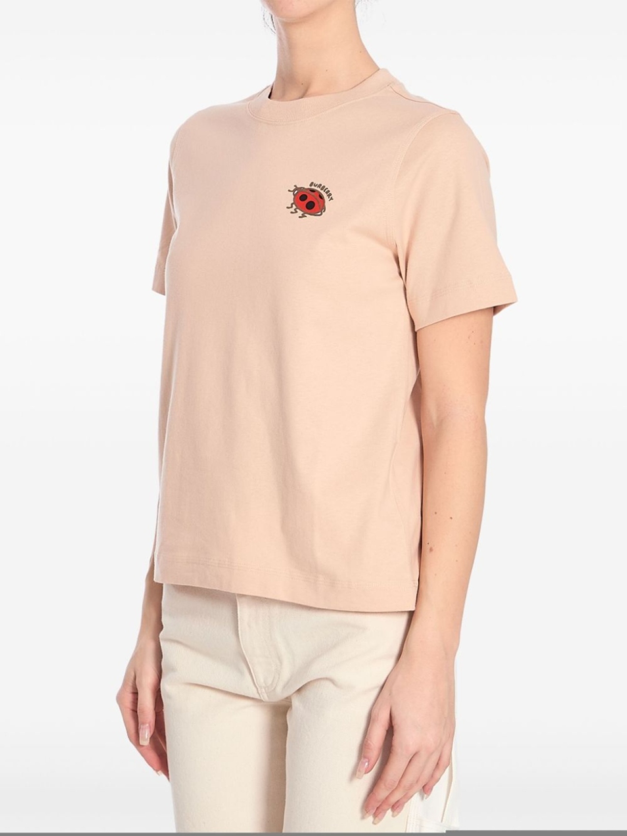 

Burberry футболка Ladybug, нейтральный цвет