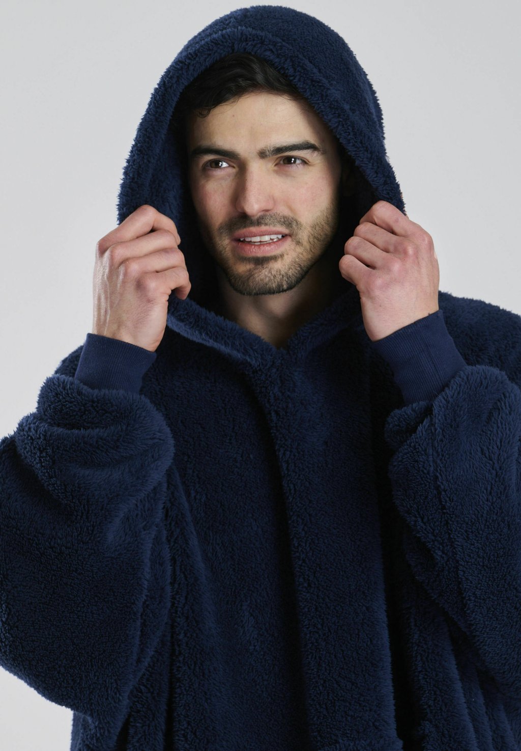 

Ночная рубашка SHERPA SNUGGLE HOODIE Loungeable, темно-синий