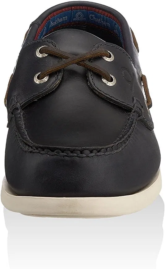 Классические мужские лодочные туфли G2 Chatham marine, Navy Blue — фото 2
