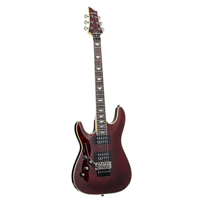 

Электрогитара Schecter Schecter 2010 Omen Extreme-FR LH Guitar, Black Cherry