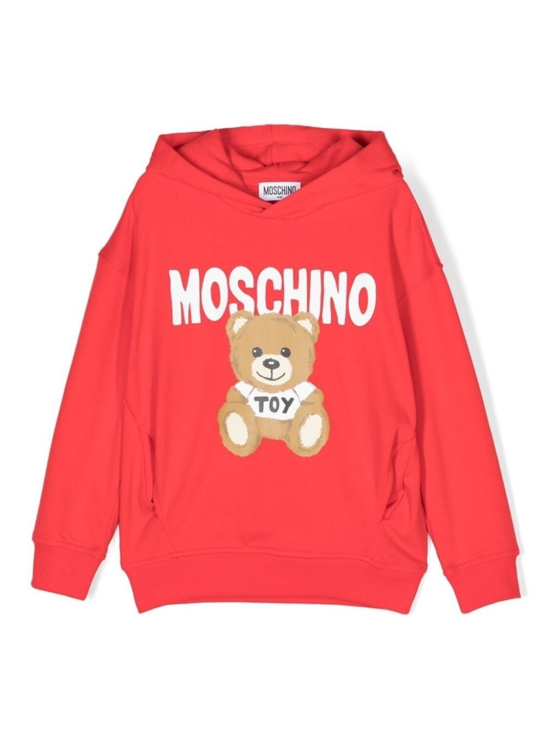 

Moschino Kids худи с принтом Teddy Bear, красный