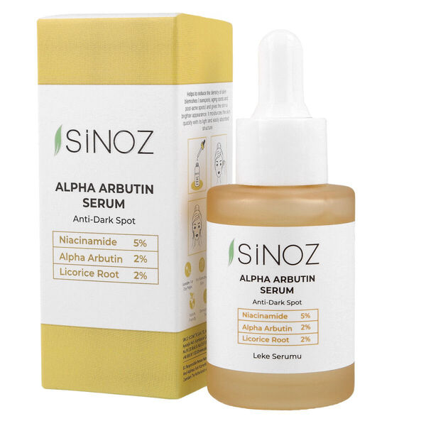 

Сыворотка для лица против пигментных пятен, 30 мл Sinoz Alpha arbutin serum