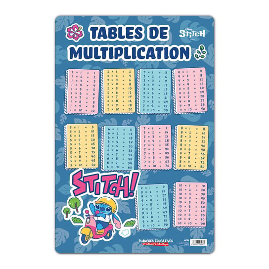 

Образовательный Лист Disney Multiplicaton Stitch Французская Таблица Inna marka