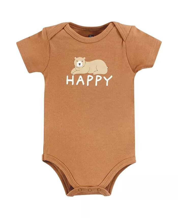 Хлопковые боди для маленьких мальчиков, медвежьи объятия Hudson Baby, зеленый — фото 4