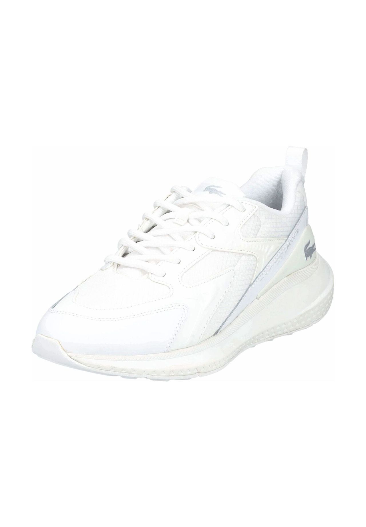 

Кроссовки из кожи/текстиля LACOSTE, белый